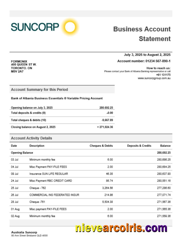 Suncorp enterprise statement 